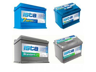 Аккумуляторы ISTA – надежность и качество по лучшей цене!