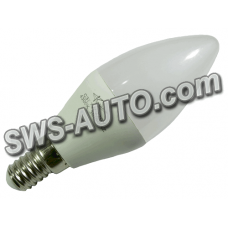 лампа побутова діодна 220V E14  7W C37 4100K нейтральний білий