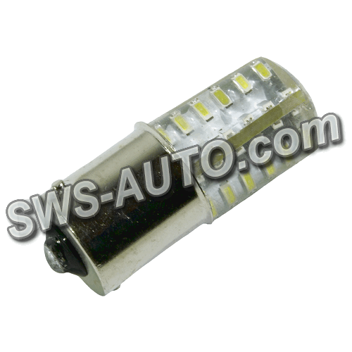 Лампа світлодіодна А 12-21 WHITE  48 SMD 3014 силікон