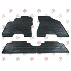 килимки салону Hyundai Tucson I, Kia Sportage II 2004-2010  борт 1см, євроклітинка Polytep