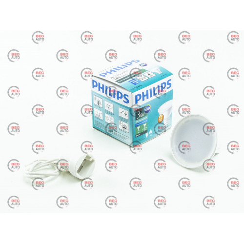 лампа светодиодная 220V GU5.3  3-35W MR16 6500K PHILIPS