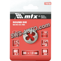 плашка М10 х 1,5мм (основной шаг)  Р6М5