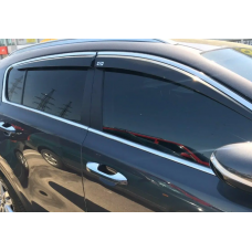 вітровик Lexus RX III 350 2009-2015  (скотч) TopVisor  з хром. Молдингом