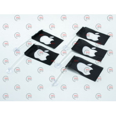 флажок "Apple" (ткань атлас) с присоской  (10см*15) (выписывать кратно 5)