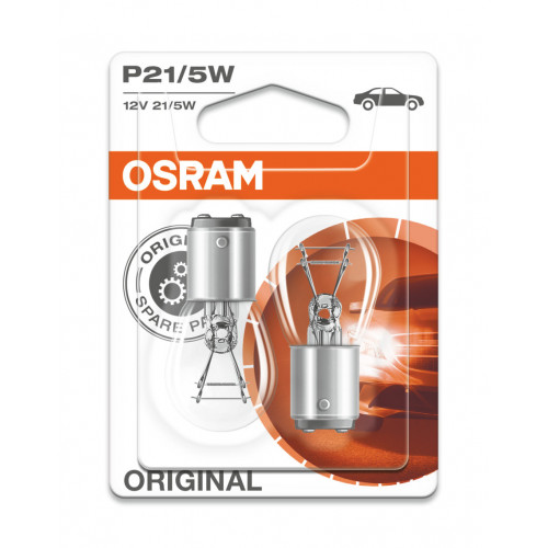 лампа  A 12V 21+5W Osram  (2шт)*******