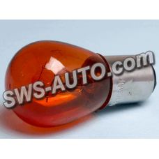 лампа  A 12V 21+5W Китай Amber-прямий цоколь