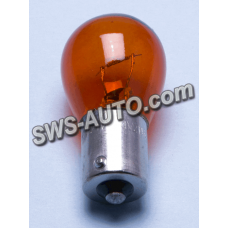лампа  A 24V 21W Маяк Amber зміщений цоколь