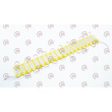 Модуль светодиодный 12V Желтый  3 SMD 2835 0.6W 3D (20шт)