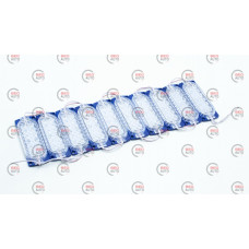 Модуль светодиодный 12V Синий 12 SMD 2835 12D 2,4W линза (10шт)