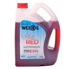 антифриз красный  5л (Wexoil) G12  -42 MEG+BASF