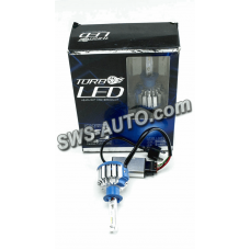 лампа LED H1 12V-24V T1 6000K 3500L радиатор с вентилятором+обманка