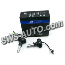 лампа LED H1 12V-24V S1 6500K 4000L 18W 360° радиатор