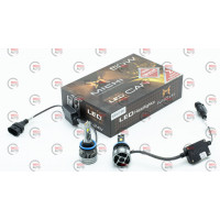 лампа LED H11 12V-24V MICHI Can 5500K 5300L з обманкою радіатор з вентилятором