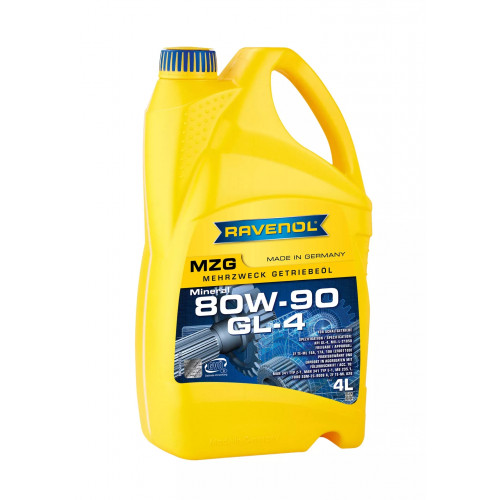 олива тансмісійна Ravenol 80W-90 MZG Mineral GL-4 (4л)