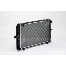 радиатор двиг. Газель 2хрядн. с\о алюм. (Luzar) цельнопаяный