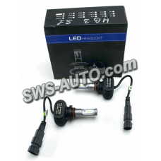 лампа LED HB4 12V-24V S1 6500K 6000L 25W диод CSP радиатор