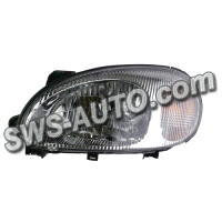 фара Lanos  (электро-кор.) черный корпус левая