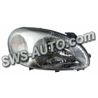 фара Lanos  (электро-кор.) черный корпус правая