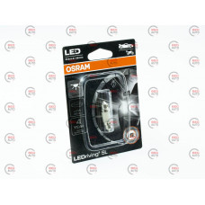 Лампа світлодіодна AC лазер. 12-10 WHITE  0.6W 6000K 36мм Osram