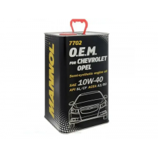 масло Mannol 10w40 OEM SL/CF, А3/В3 (Chevrolet Opel) 4л