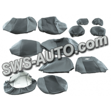 чехлы салона Chevrolet Niva 2123 2002-2014 внедорожник раздельная "ткань" серые