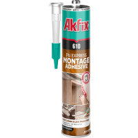 клей "рідкі цвяхи" Akfix Akfix PU610 поліуретановий прозорий 310мл