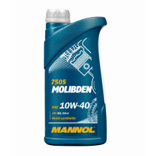 масло Mannol 10w40 Molibden Benzin SL/CF, A3/B3 (1л)