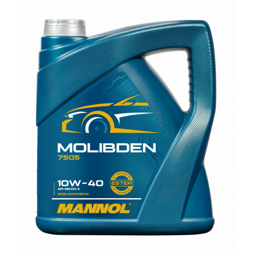 масло Mannol 10w40 Molibden Benzin SL/CF, A3/B3 (4л)