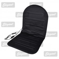накидка с подогревом сиденья+спинка низкая черная 12В, 45Вт  95x46см Elegant