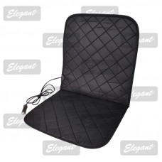 накидка с подогревом сиденья+спинка низкая черная 12В, 35Вт  84x43см Elegant