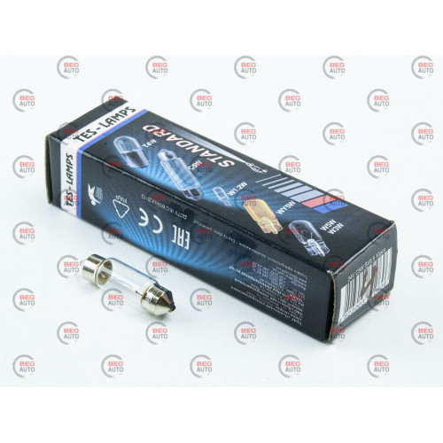 лампа  AC салона 24V 5W 11*36mm Tes-Lamps