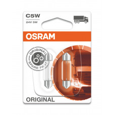 лампа  AC салону 24V 5W 11*36mm OSRAM (2шт)