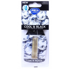 ароматизатор на зеркало жидкий  4,5мл  FRESH WAY So Fresh Ampule "Cool & Black"