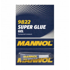 клей суперклей SCT-Mannol "Super Glue Gel" 3г (12шт планшет)