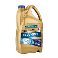 масло Ravenol 0W-20 VSE "Fullsynth PAO" C5, VW 508/509 (5л)