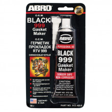 герметик ABRO 85гр великий чорний АВ-12