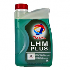 масло Total  LHM Plus (зеленое для гидросистем Citroen) (1л)