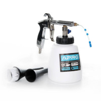 пневмопістолет для хімчистки салонів автомобілів Торнадо 6.2 бар, 1л, 1/4", змінна насадка-щітка