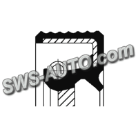 сальник колінчастого валу Lanos пер. 30х42х8 (Corteco)