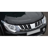 дефлектор капота (мухобійка) Mitsubishi Pajero Sport III 2016-2019 VT 52