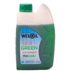 антифриз зеленый  1л (Wexoil) G11  -42 MEG+BASF