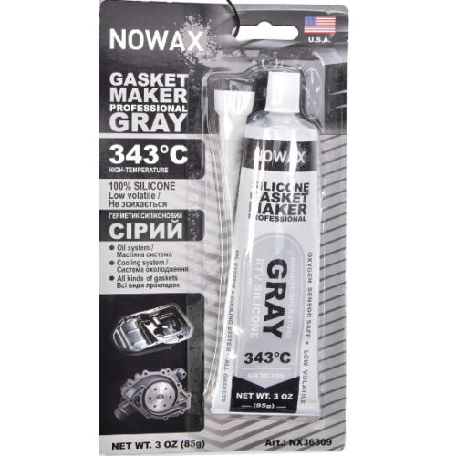 герметик NOWAX 85гр большой серый