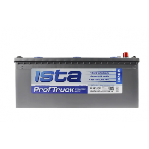 Аккумулятор ISTA 140 A Professional Truck (850A)