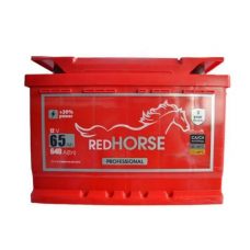 Акумулятор Red Horse  65 professional (640 А)  Євро правий +