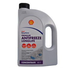 антифриз червоний  4л (SHELL) Premium Antifreeze LongLife G-12+ концентрат (1:1 -38C)