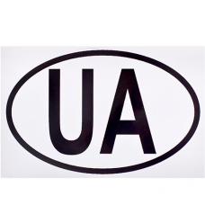 наклейка "UA" середня