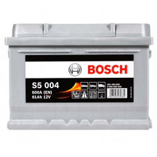 Аккумулятор BOSCH  61 А S5 (600А) Евро прав + (H-175mm) (2 года гар)