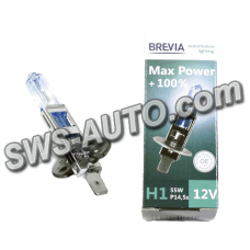 лампа  H1 12V 55 W BREVIA Max Power+100%
