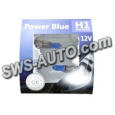 лампа  H1 12V 55 W BREVIA Power Blue 4200K(2шт)