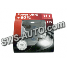 лампа  H1 12V 55 W BREVIA Power Ultra+60%(2шт)